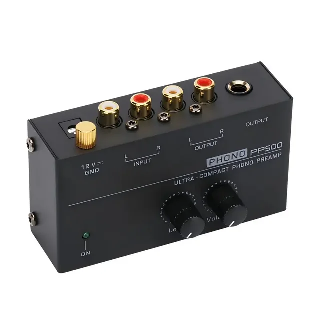 PP500 Stereo Phono Preamp Home Studio Electric Guitar Audio Earphone Monitor Amplifier Vinyl Preamplifier