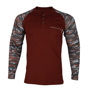 FR Knit Customized Fire Retard Safety Fireproof Frc Flame Resist Fire Resistant Shirt