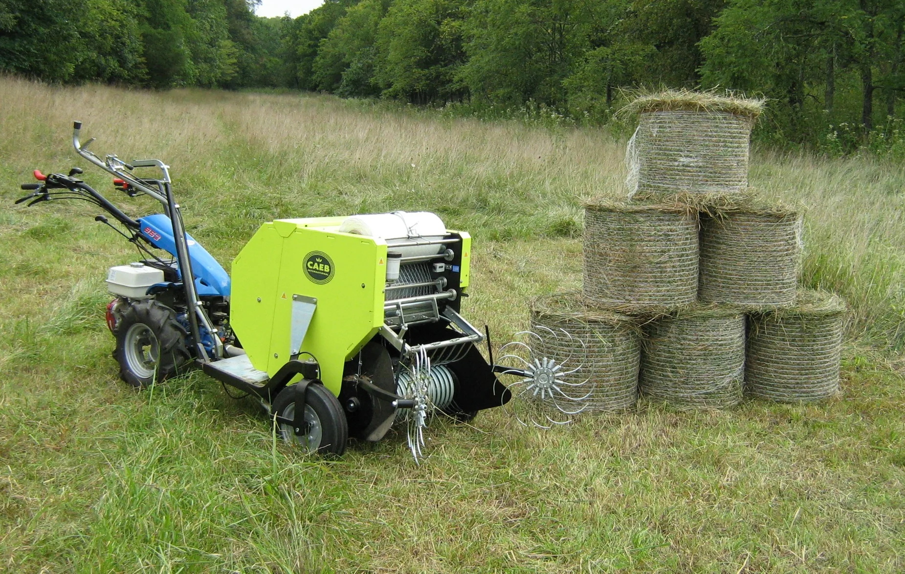 Round Straw Hay Baler Mini Round Hay Baler With Ce Approval for sale