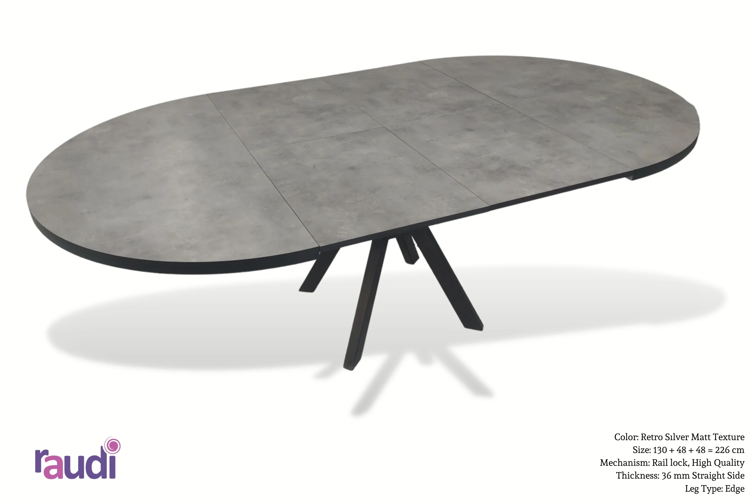 expandable-design-round-dining-table-metal-legs-concrete-matt-pattern