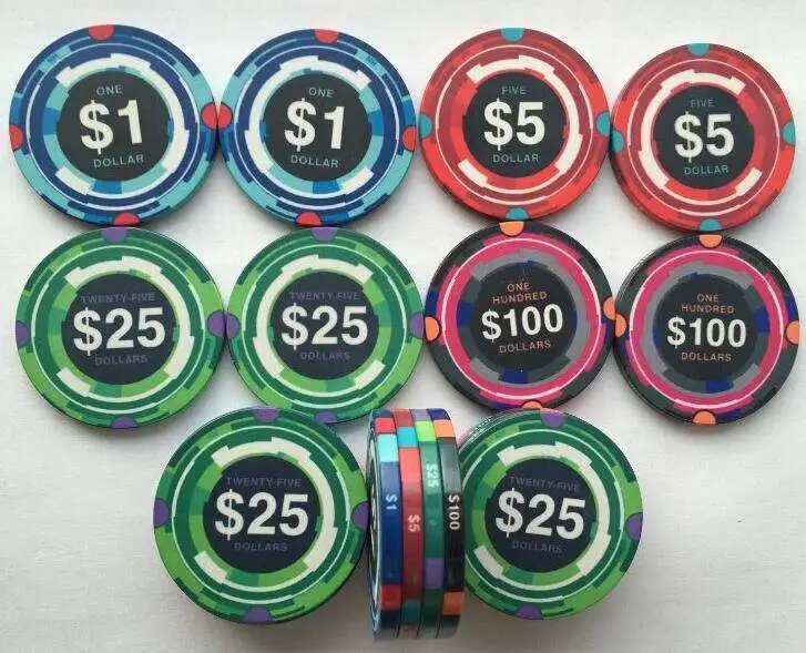 EPT 14 gm Casino Chip Clay quality poker chip with customised colour