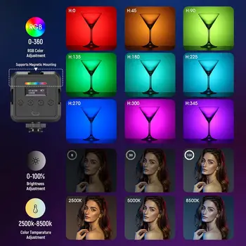 NEEWER Magnetic RGB Video Light detail image