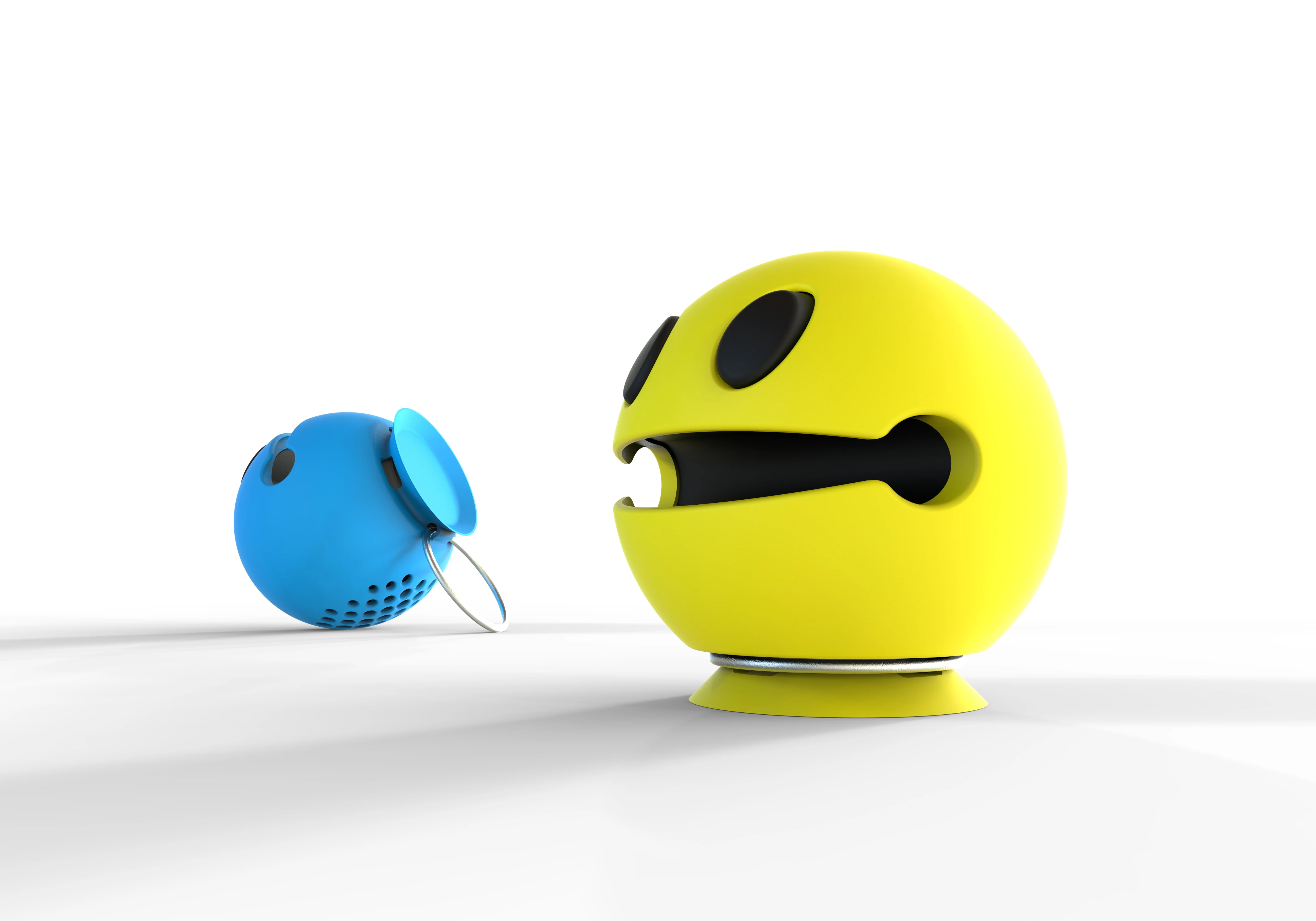 Gaodas Customized Smiley Face Model E-moji Portable Mini Speaker Sound Box Wireless IPX7 Waterproof Sucker Bluetooth Speaker