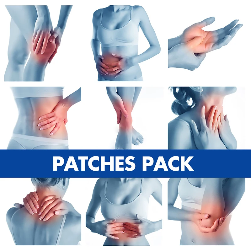 fast-acting long-lasting herbal 12-hour pain relief body aches and pains instant pain relief hot pack patch for therapy