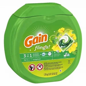 Original Scent Gain  Aroma Boost Laundry Detergent Liquid 154 Fl oz HE Compatible 107 Load Capacity Febreze Oxi Soap Boosted