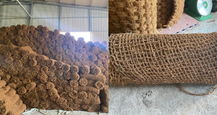 Coir Mesh Roll Best Seller 2024: Coir Net Roll Made From Coir Fiber ...