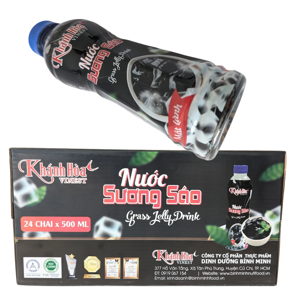 Binh Minh Herbal Grass Jelly Tasty Dessert Drink Free Design Free