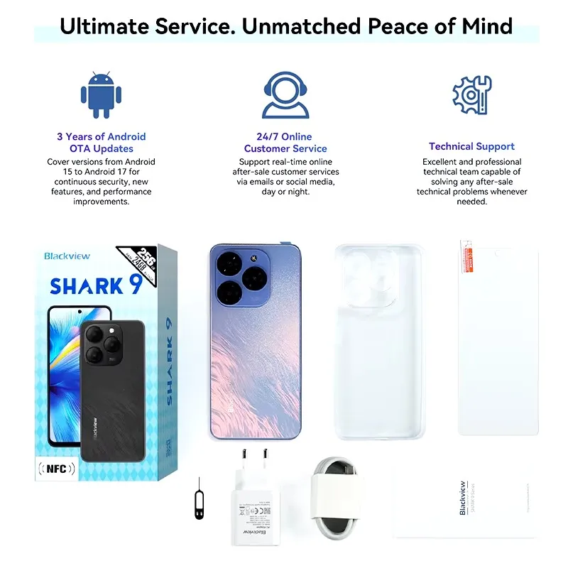 Blackview SHARK 9 Smartphone - 5G, 6.67'' Display, 50MP Camera