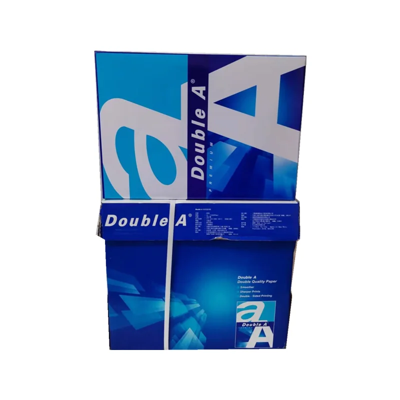 Wholesale Wood Pulp Double A Printing Paper White A4 Size 500 Sheets 70 75 80 Gsm Copy A4 Paper From Thailand Supplier