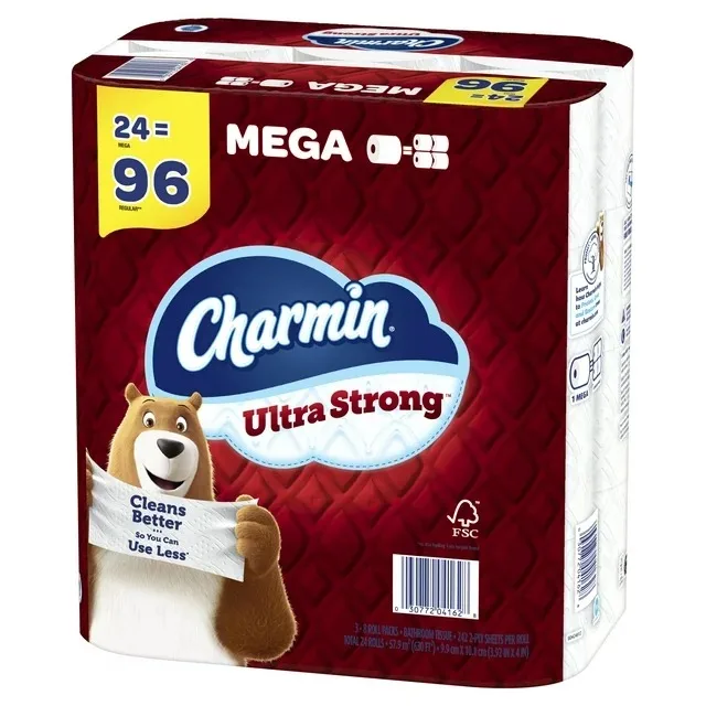 Charmin-Papel Higiénico Ultra Fuerte, 24 = 96 Mega Rollos| Alibaba.com