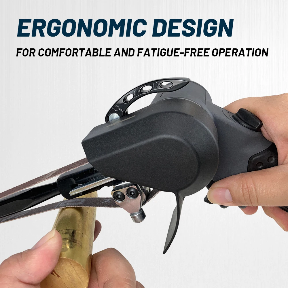 Light Weight Adjustable High Speed Air Belt Sander 10mm 18000 Rpm