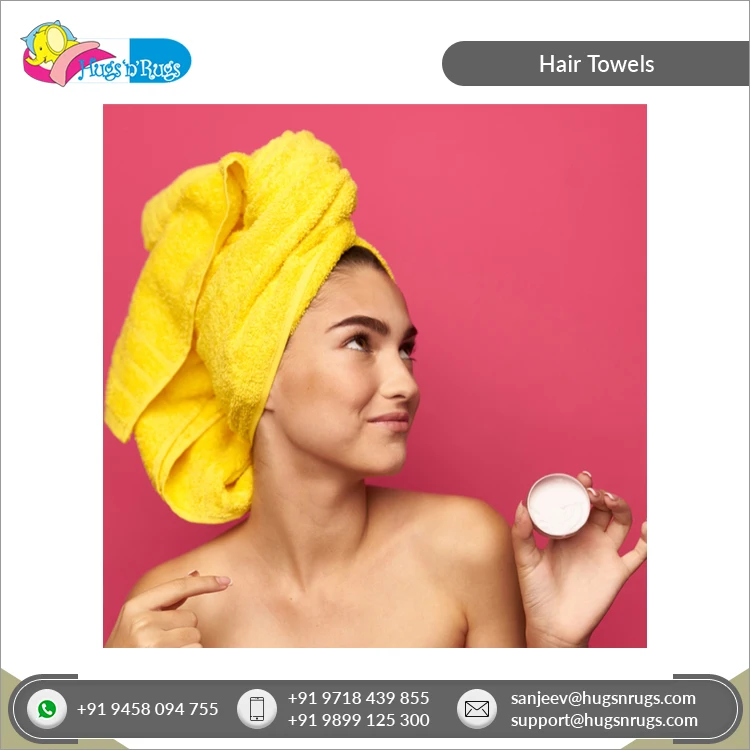 Элегантные и роскошные прямоугольные полотенца для волос из 100% хлопка с индивидуальным логотипом отличное качество женщин использования в салоне спа или дома