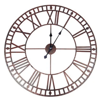 Rectangular Design Dual Time Zone Wholesale Quartz Retro Plastic Decorative Wall Clocks Clocks for Home Decor