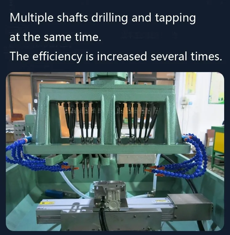 BOBO Machine fully automatic vertical drilling machine hex nuts and shown in a detail photo for this news article