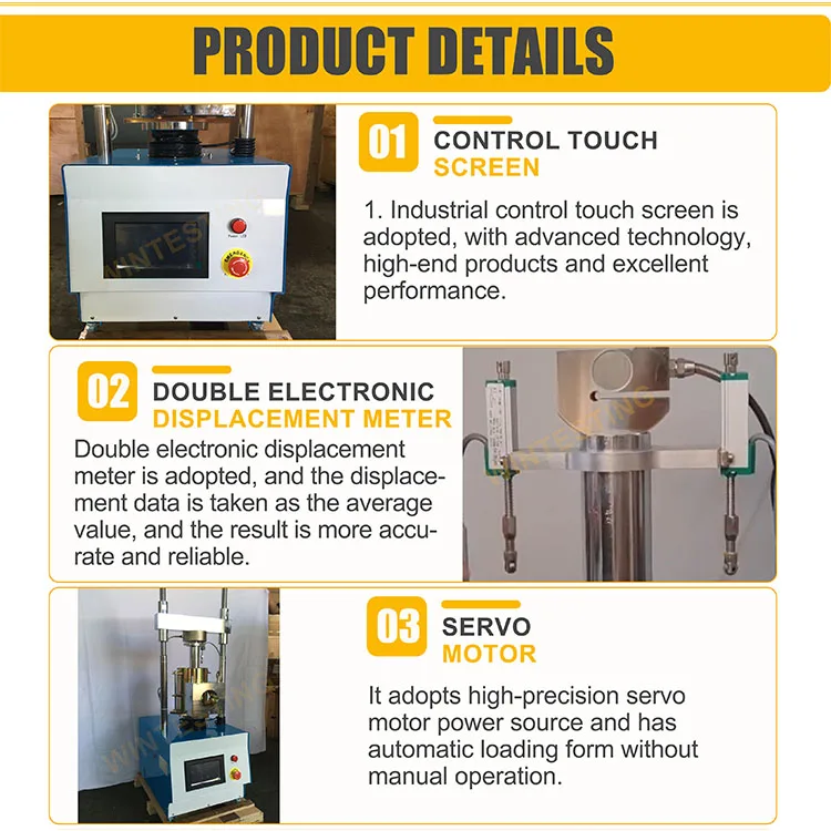 Soil Testing Marshall/cbr Test Machine Digital Measurement 50 KN