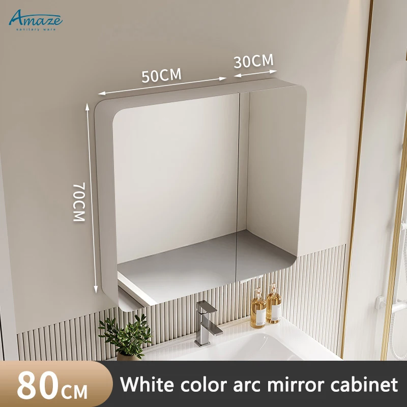 Wholesale aluminum wall mounted bathroom design smart mirror cabinet touch screen led cabinet mirror supplier