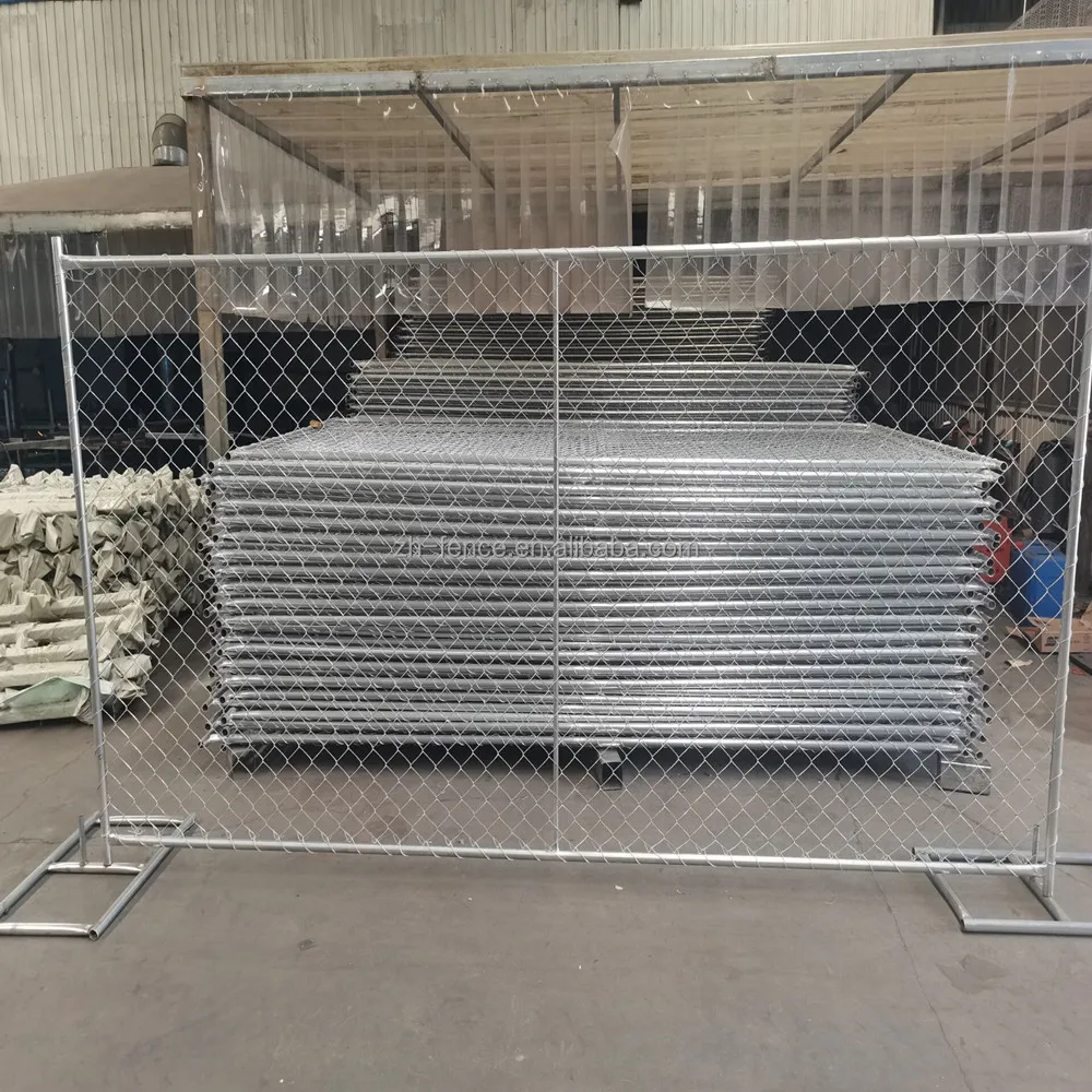 6x12 Ft Construction Temporary Chain Link Fence Panels Buy Temporary Chain Link Fence Panels
