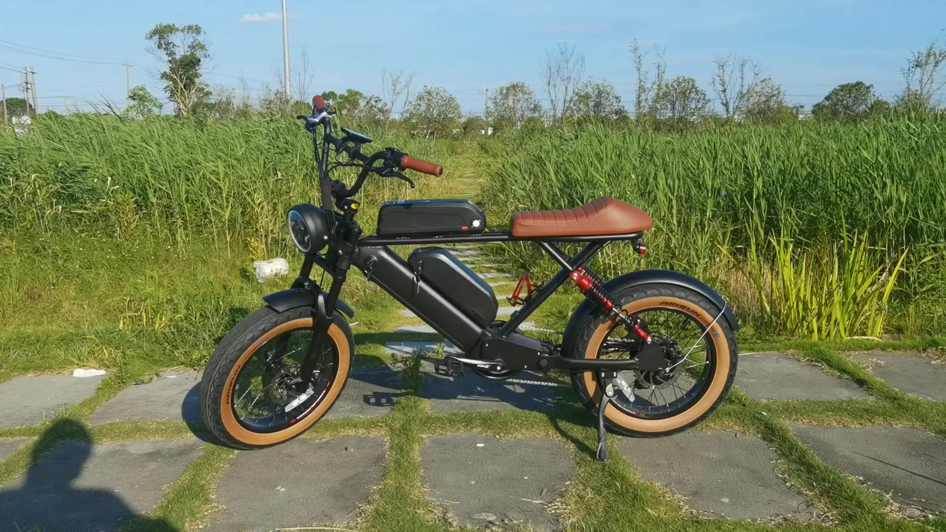 Full Suspension Long Range Road 48v 15ah Three Batteries 20inch Fat