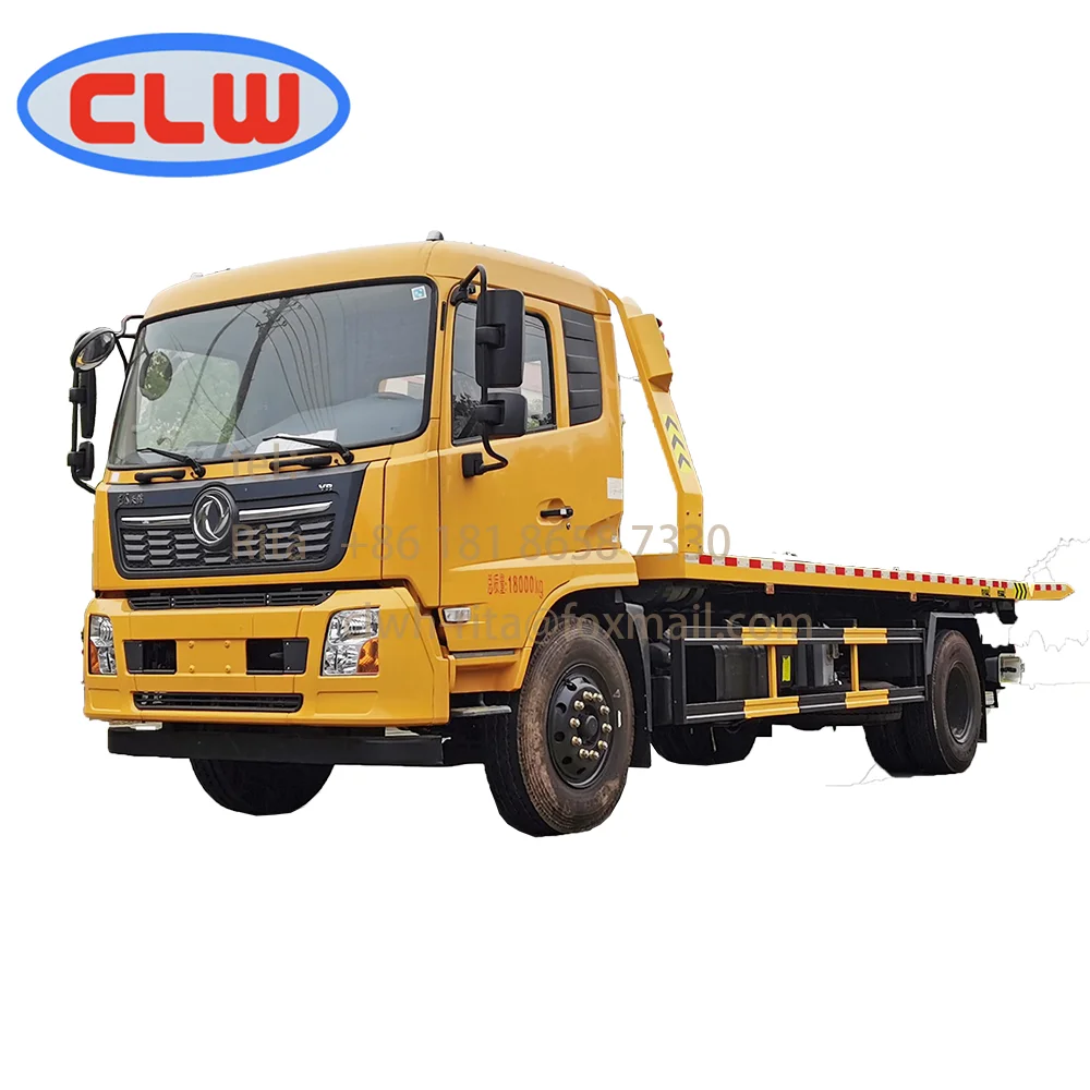 Caminhão Reboque de Estrada Fornecedor Profissional de Novo Caminhão Reboque de 8 Toneladas com Plataforma Combustível Diesel Transmissão Manual à Venda Caminhão Reboque