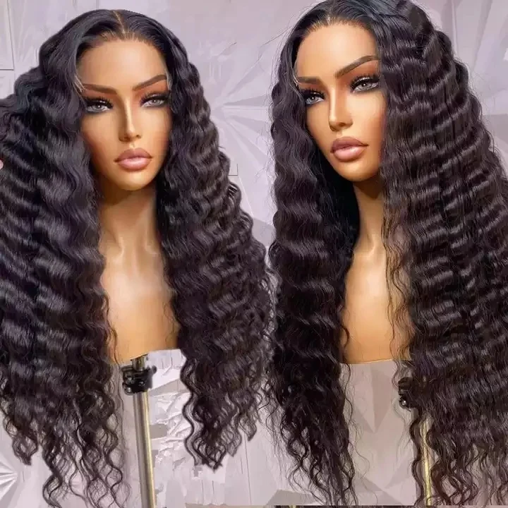 Full Lace Braided Wigs Human Hair For Women,Transparent Cornrow Braided