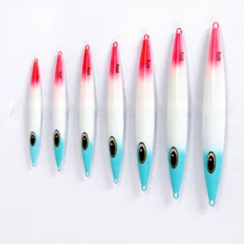 Sea Fishing Lure Metal Jig Night-Luminous Slow-Rolling 150g-600g Deep-Sea Boat Fishing Artificial Bait Without Hooks – Metal Jig – view 4