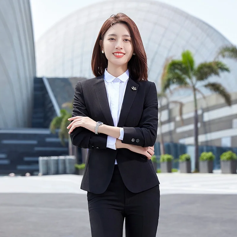 Bank Hotel Executive Work Formal Business Interview Wear Plus Size