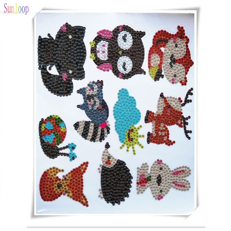 Набор стикеров для детской вышивки