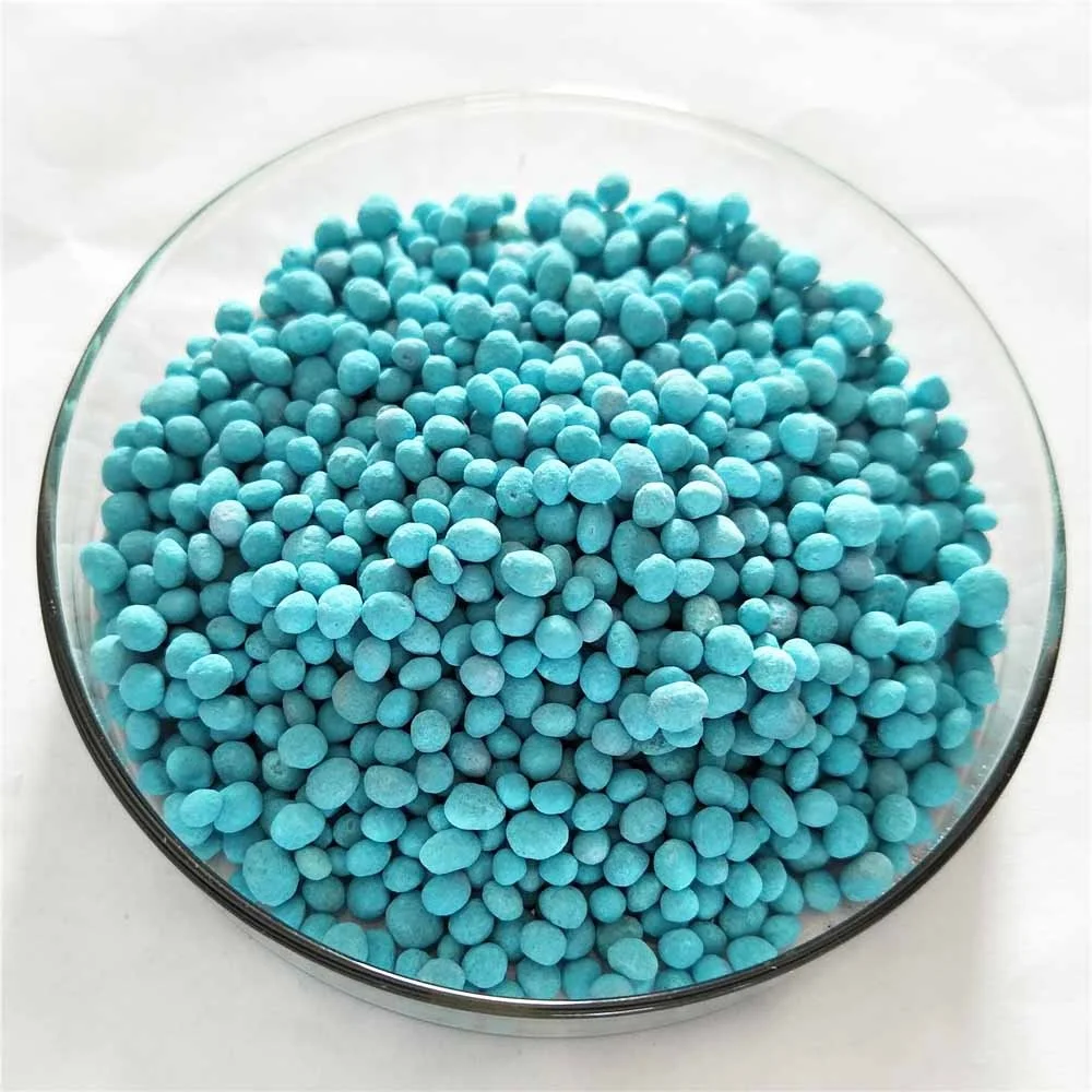 Anorganische Komplexdnger Beliebter NPK 12 12 17 2 Blauer Granulat-NPK- Dnger mit 2MgO 12-12-17