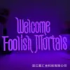 Welcome Foolish Morats41x24cm
