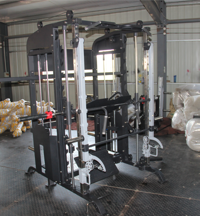 
Новый дизайн кабель кроссовер тренажерный зал оборудование Функциональный Тренажер Smith машина 