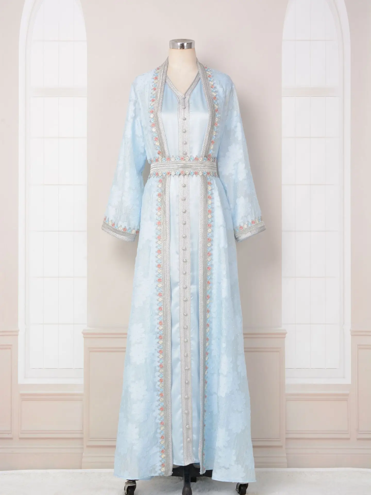 Bettergirl Summer Luxury Abaya Set Elegant Muslim Dress Robes Women Casual Dubai Girl Abaya Arabic Dress Burqa Design New