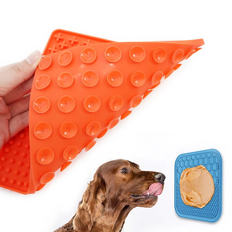 Custom Pet Dog Lick Mat Slow Feeder Licking Pad Silicone Pet Lick Pad ...