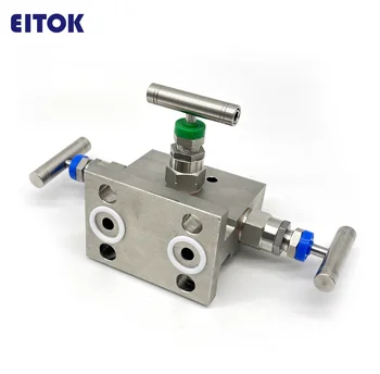 Instrument Air Manifold 3 Way Manifold Valve Instrumentation Block And ...