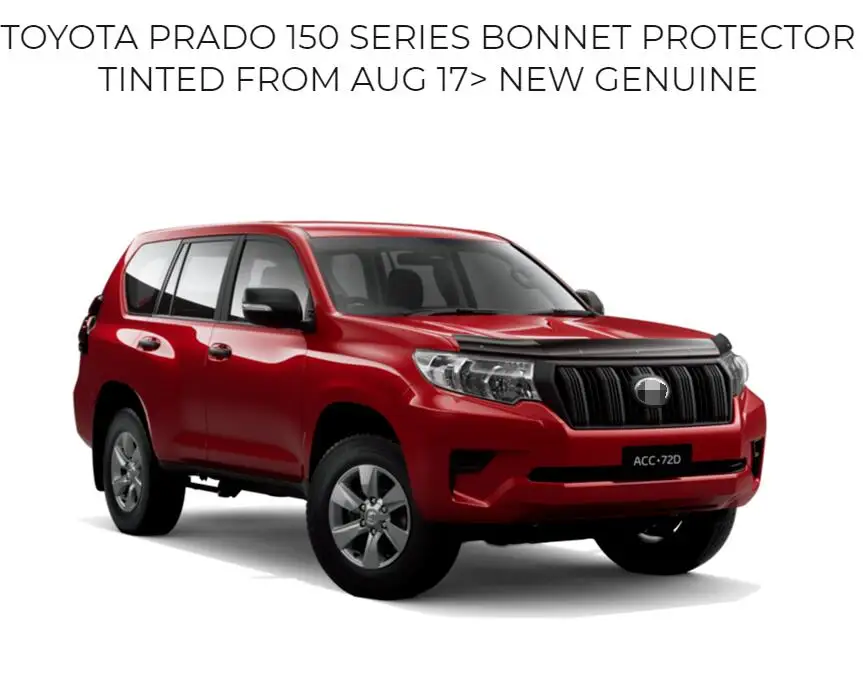 bonnet protector prado 150