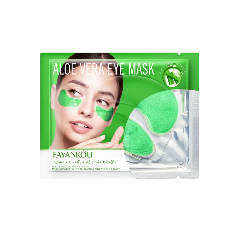 OEM FAYANKOU Private Label Aloe Vera Augenmaske Multi-Effekt Straffend  Nhrend fr Trockene Haut Entfernt Augenringe Anti-Falten