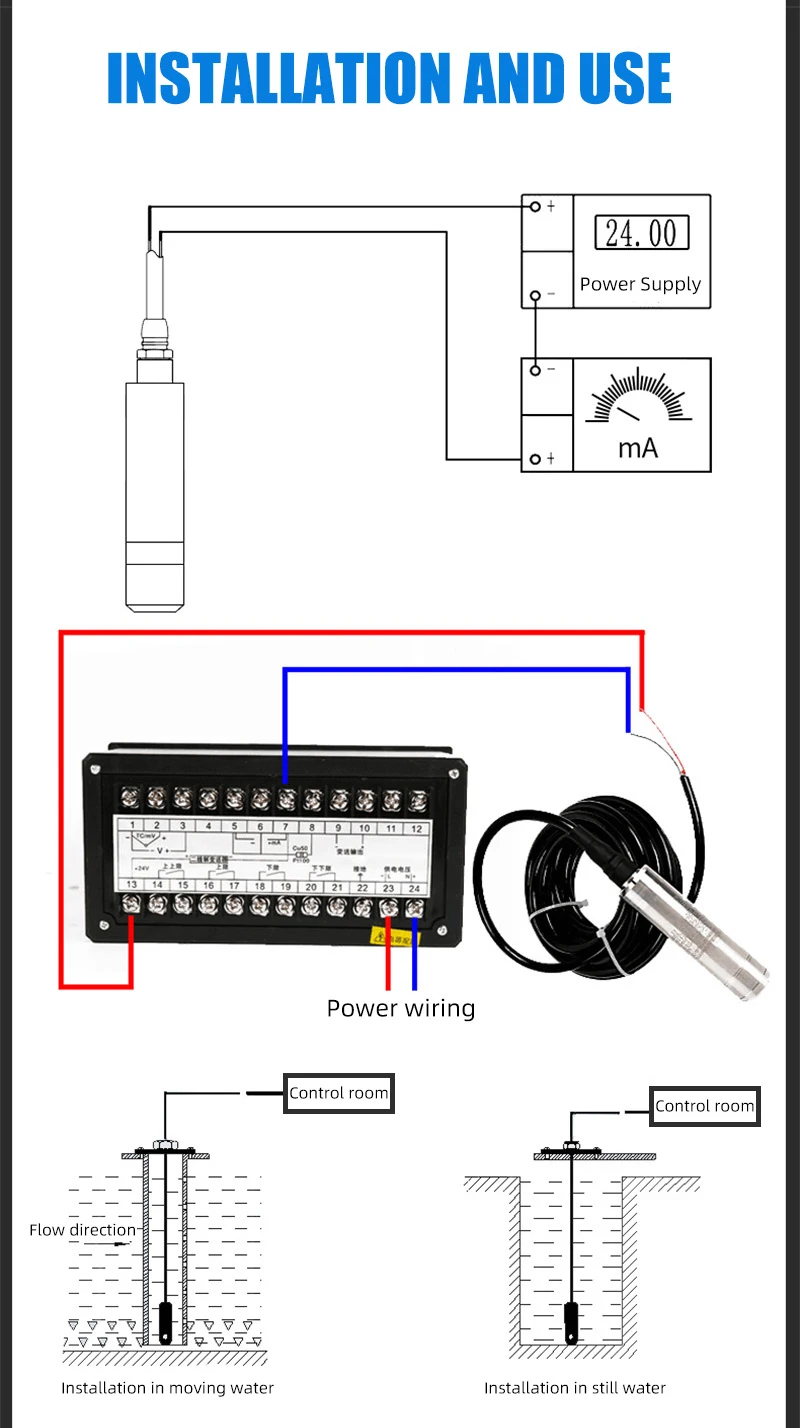 Factory Customized Hydraulic Oil Pressure Sensor Cost Input Type Liquid