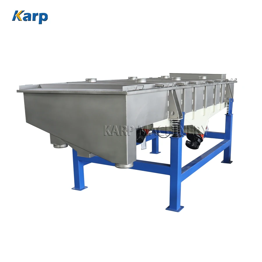 Stainless Steel Coffee Bean Rectangle Vibrating Screen Cocoa Beans Linear Vibration Sieve