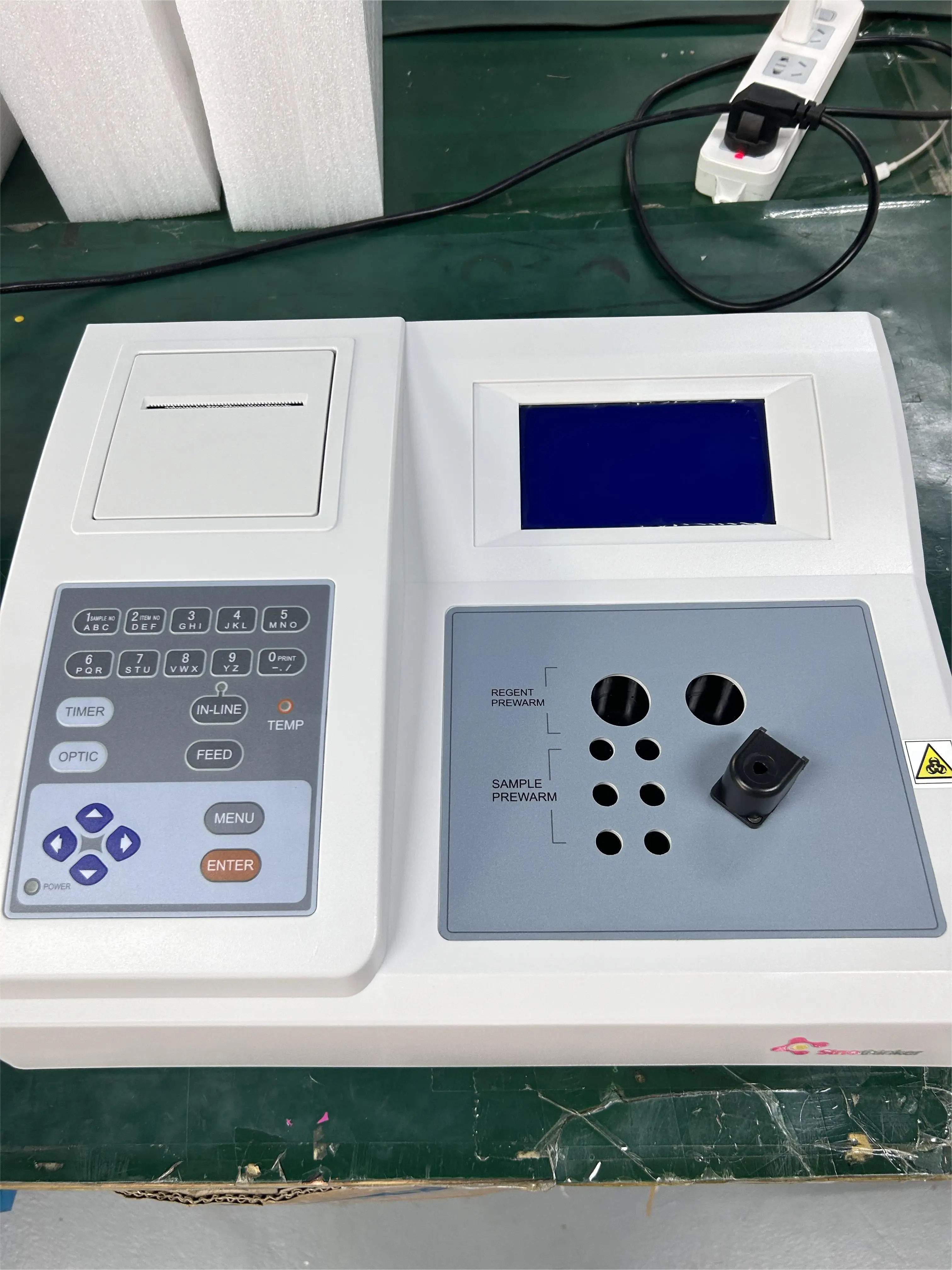 工厂血液试验机临床分析仪器2通道凝血分析仪实验室设备