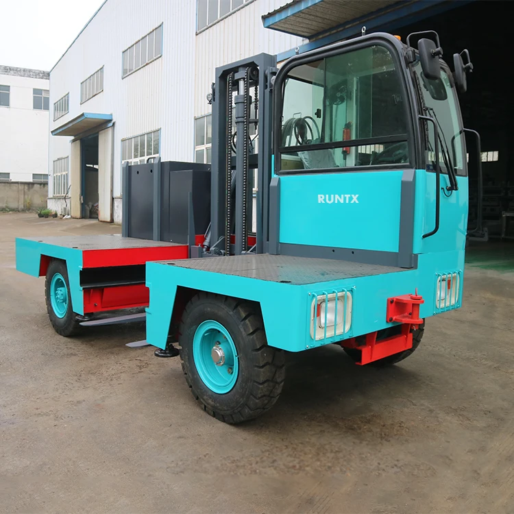 Runtx Engine 8 Ton 10 Ton Electric Side Loader Forklift Side Loading Forklift Truck with Hydraulic Positioner