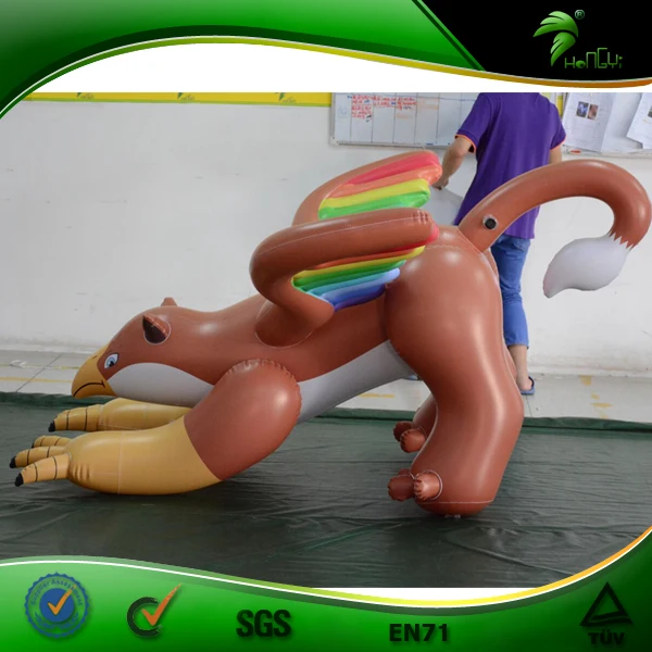 Inflatable Flying Gryphon Hongyi Inflatable Animal Toy Custom Inflatable Eagle Air Toy