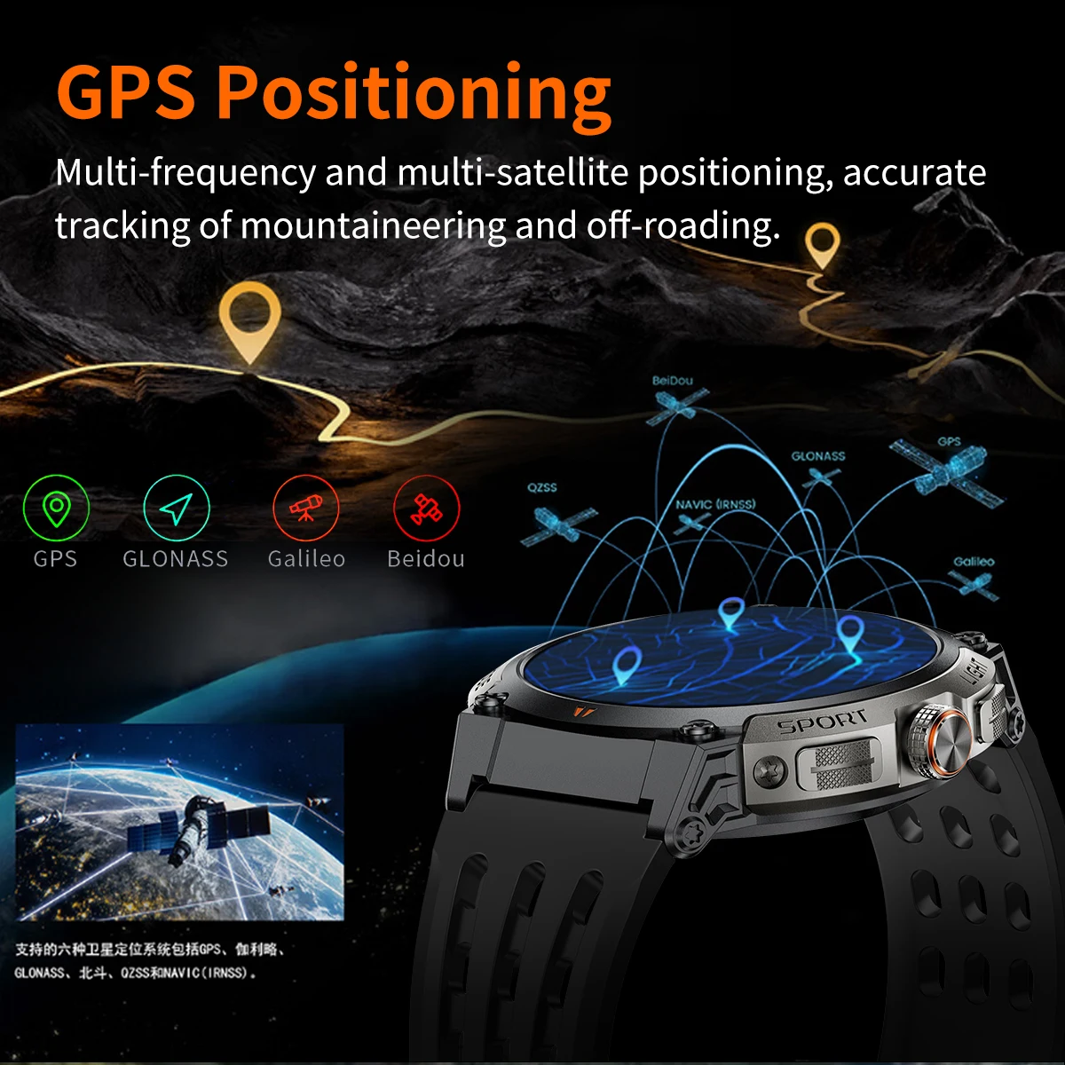 2025 Ak17g Gps Smart Watch With Barometer Compass 1.43inch Amoled Waterproof Outdoor Sport Compass Relojes Smartwatch For Man - Buy Relojes Smart Watch smartwatch For Men gps Smart Watch