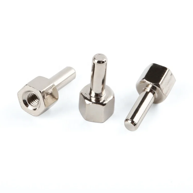 Non-standard customization external hexagonal internal thread screw stainless steel plain screw