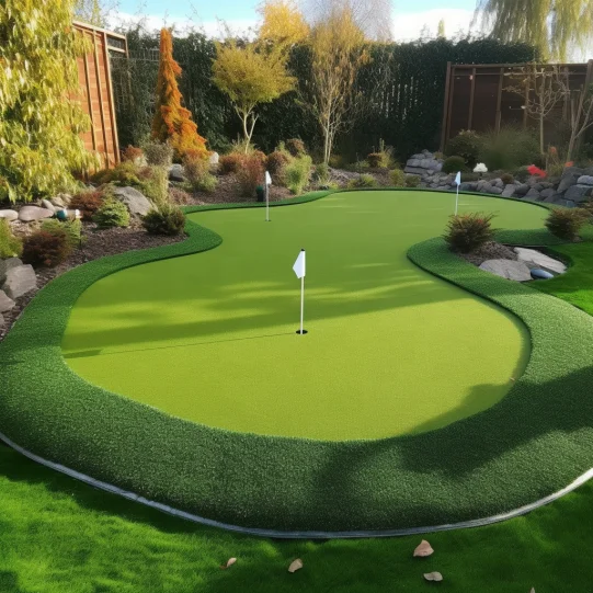 Colorful High Quality Synthetic Grass Putting Green Golf Artificial Grass Used Tennis Court Artificial Turf for Sale