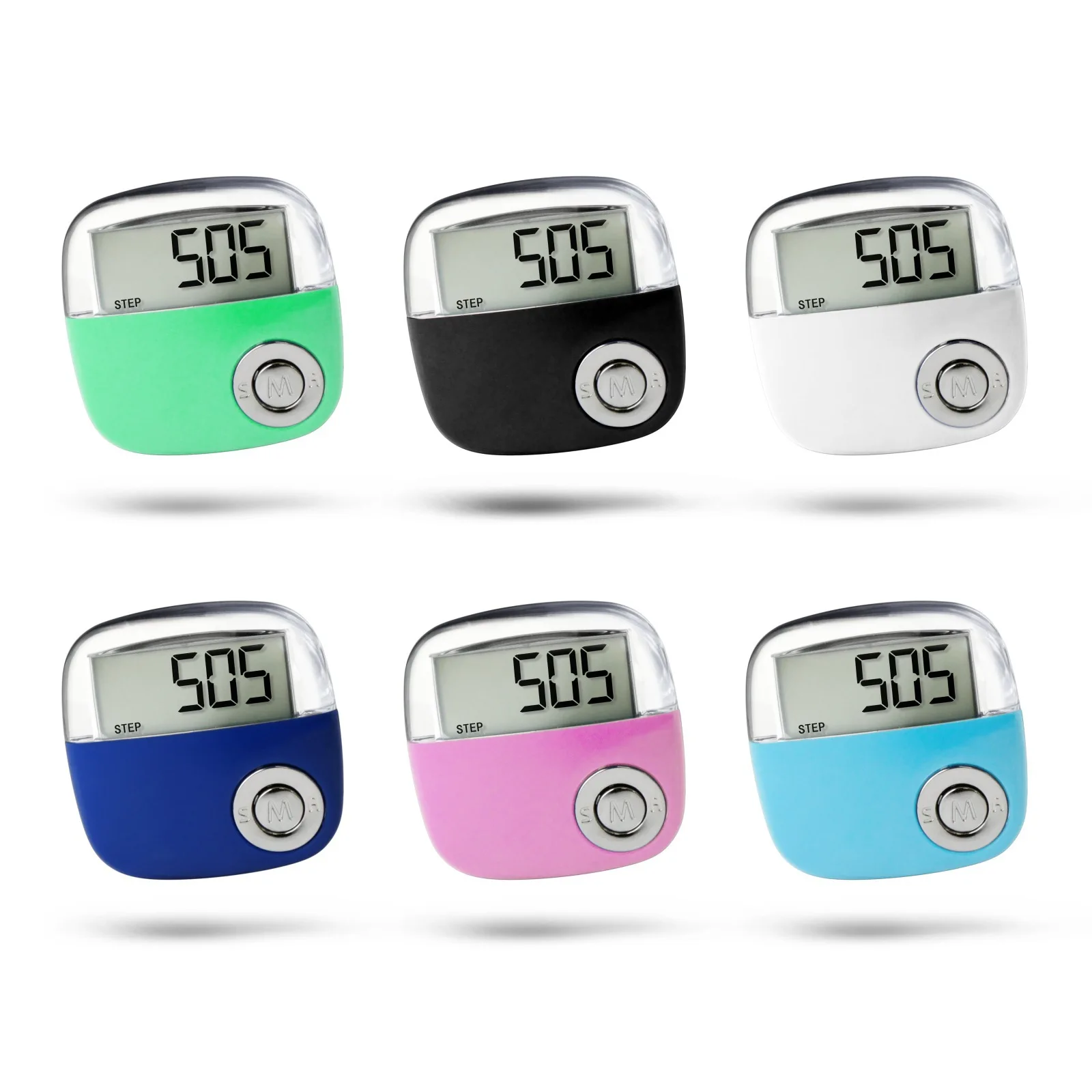 Give Aways Wholesale Pedometer Running Counter Customized Mini Pedometer Double Key Electronic