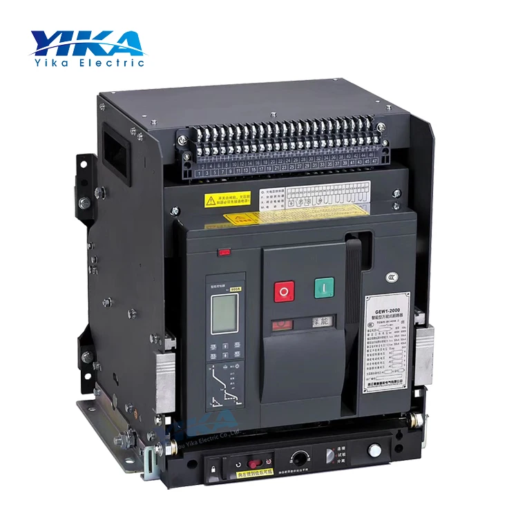 Acb 1600 A 4p Air Circuit Breaker Intelligent Fixed Type Or Drawer Type 2000amper 4 Pole 3 Pole 5937