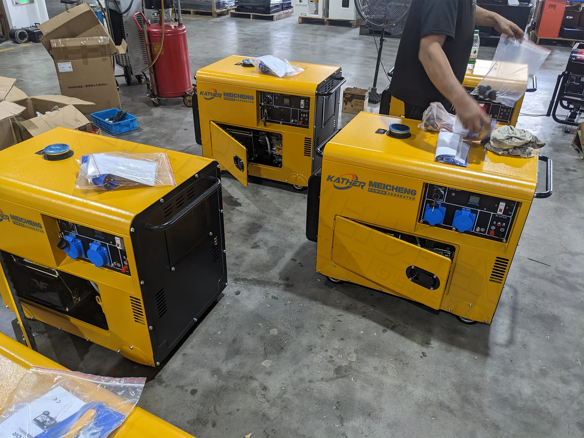 60hz diesel soundproof generators-12