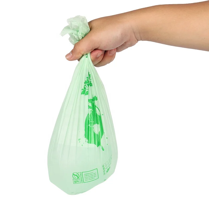 Green Earth Compostable Biodegradable Tall Kitchen Trash Bags
