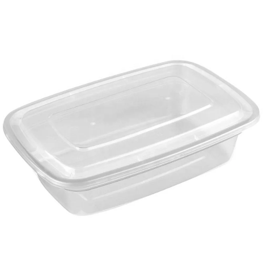 Plastic Take Out Container 1000ML Disposable Microwave Food Packaging