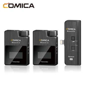 COMICA BoomX-D MI2 Portable 2.4G Digital Dual-channel  Wireless Microphone for Vlogging  and Live Streaming