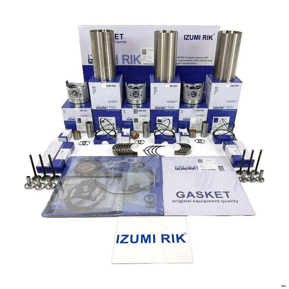 Overhaul Rebuild Kit with With Gasket Bearing Valves for Shibaura N843 Aftermarket Engine Parts